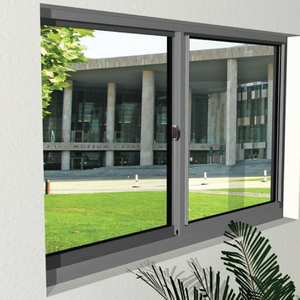 Modern Aluminum Alloy Vertical Opening Sliding Hurricane Impact Windows