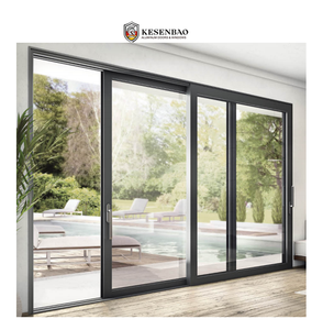 Heavy-Duty Commercial Modern Design Energy Efficient Double Glass Patio Door Aluminum Sliding Door