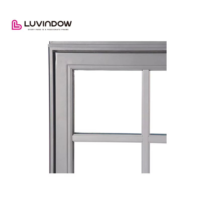 Minimalist Style Easy Operate Crank Casement Window Aluminum Frame for Kitchen Apartment Luxury Villa Installations