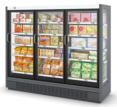 New YIJIA Back-up Type Electric Heating Aluminum Alloy Glass Door Eco-Friendly Easy Installation Shandong Commercial