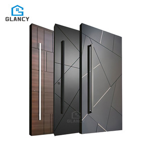 Security House Main Front Aluminium Pivot Door