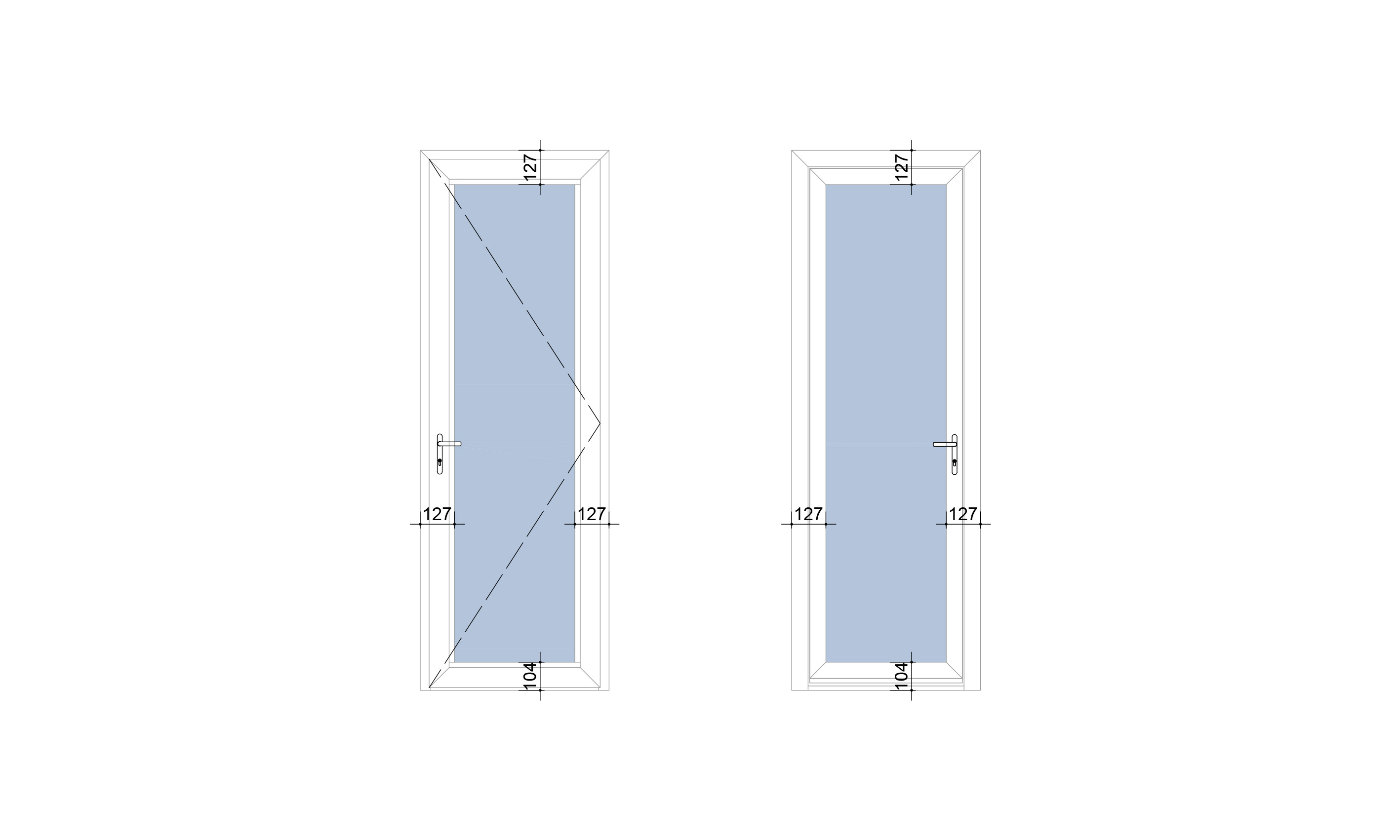 Insulation frame angle