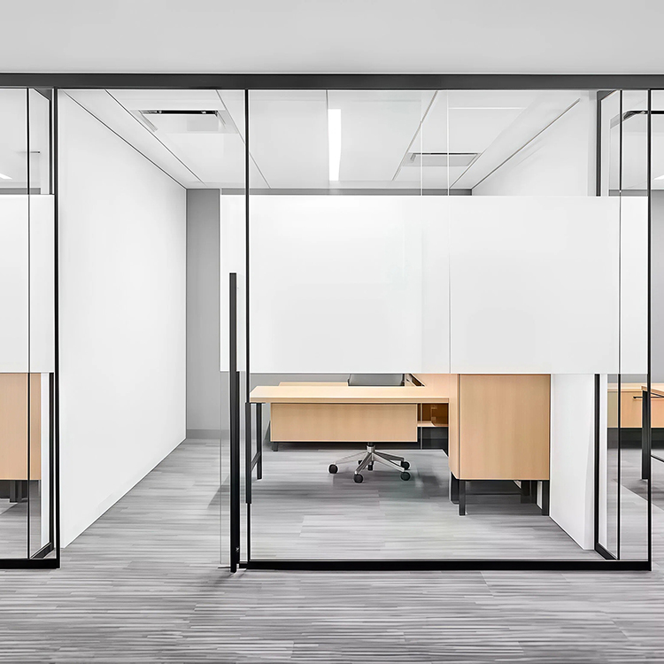 Sliding Door Partition Wall Swing Frameless Door Preferential Glass Wall Sliding Room Divider Pocket Door Partition with Track