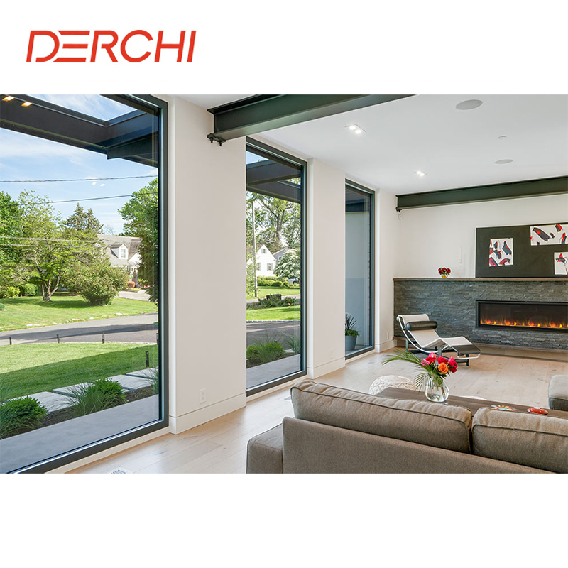 Customized Aluminum Alloy High Security Soundproof Fixed Window Floor To Ceiling Panoramic Window