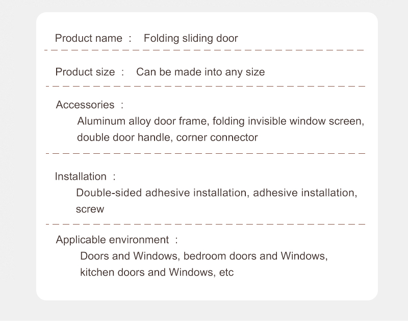 Installed insect screen door