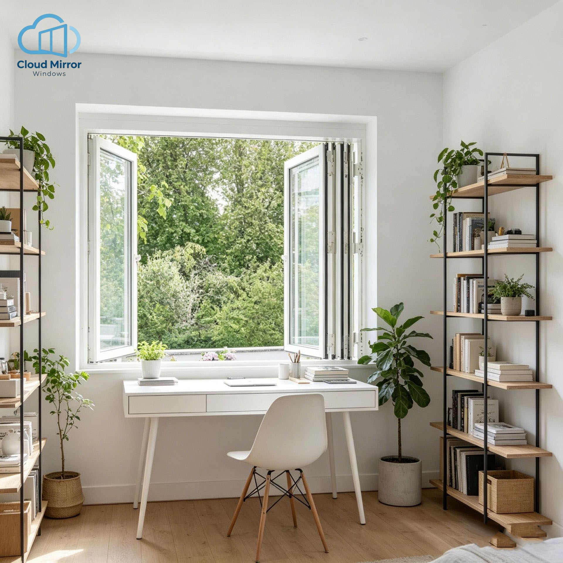 Up Down Combined Aluminum Folding Window Foldable Upper Sash Fixed Lower Sash Tempered Glass Window