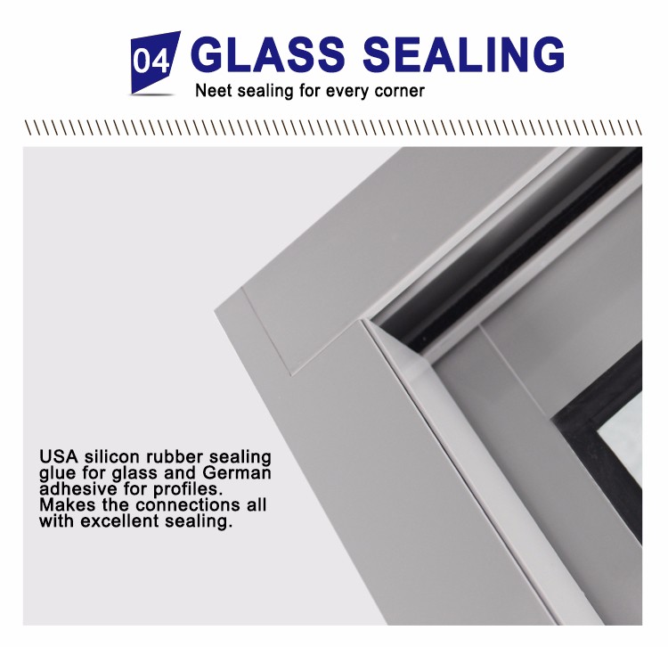 NFRC AS2047 NOA Standards Customized Aluminum Thermal Break Sliding Window Double Glazing Glass Sliding windows