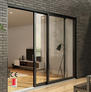 Heavy Duty Thermal Break Aluminum Sliding Door With Mosquito Net