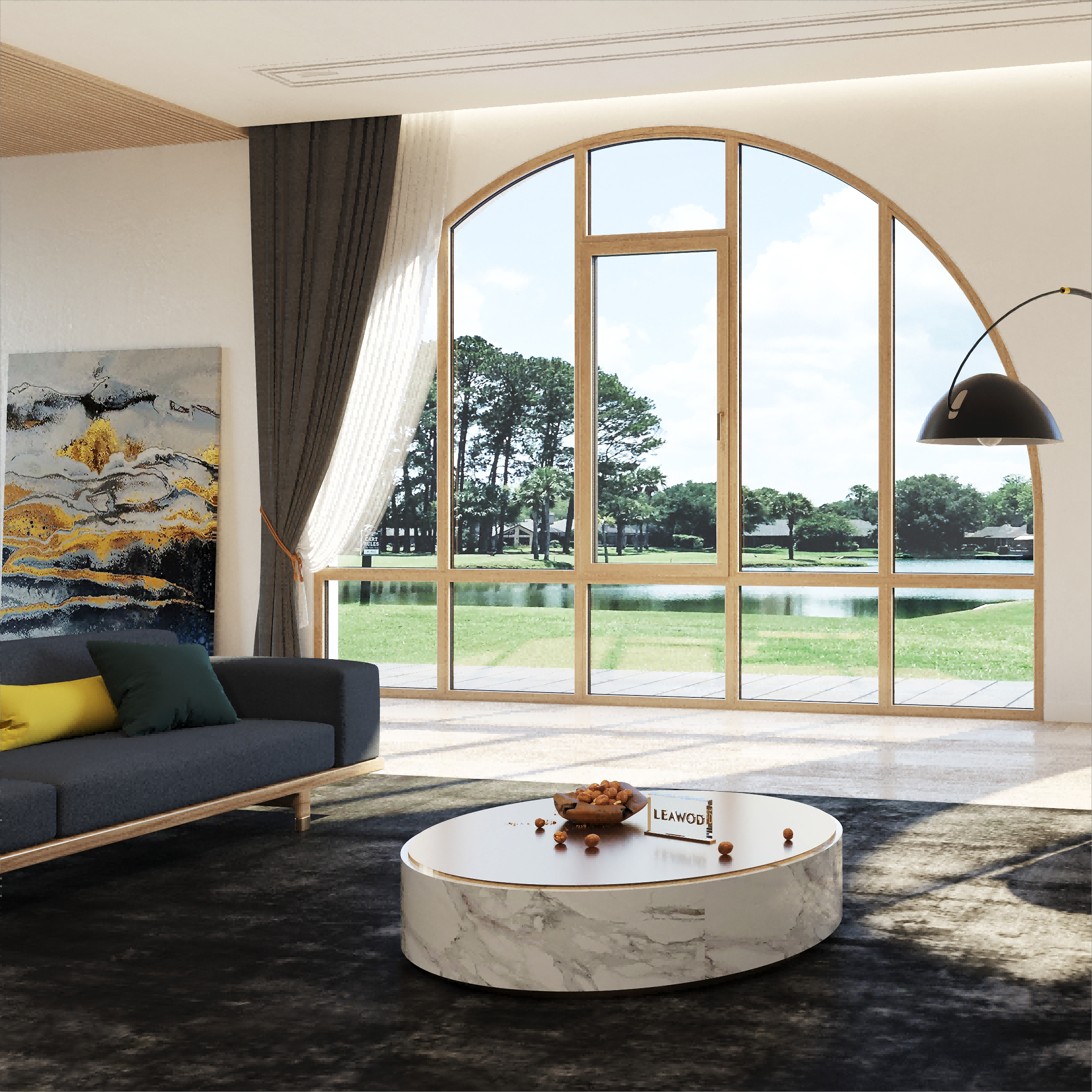Wood Aluminum Window Profile
