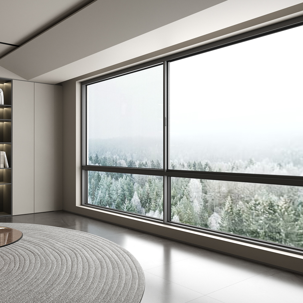 Australian Standard As2047 Soundproof Aluminum Framed Double Glazed Three or Two Track Aluminum Sliding windows With Flycreen