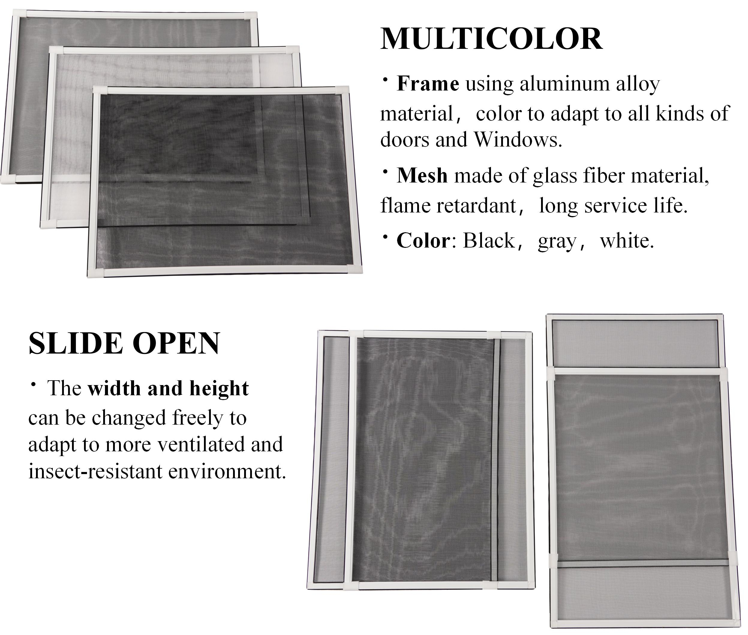 Window Screen Component Structure