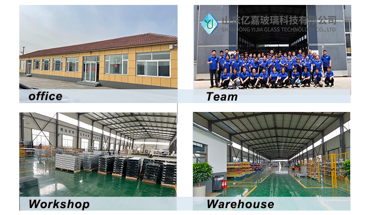 New YIJIA Back-up Type Electric Heating Aluminum Alloy Glass Door Eco-Friendly Easy Installation Shandong Commercial