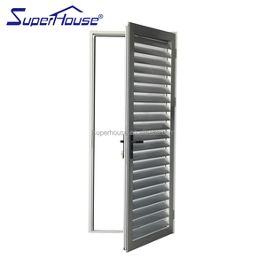 Superhouse Economical Exterior Aluminium Louver Swing Out Door