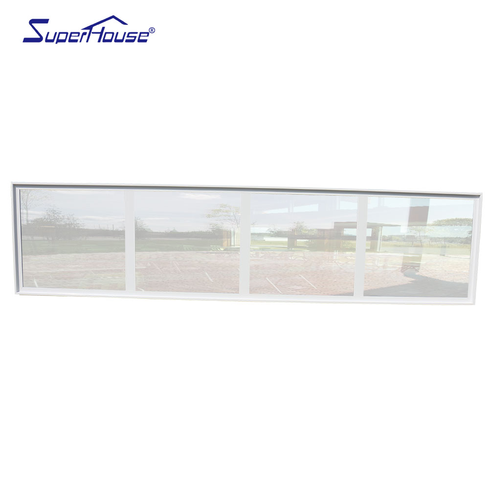 Fixed Glass Window Aluminium Window Superhouse Chinese Manufacturer Customized Fixed Window for House With NFRC AAMA Certificate