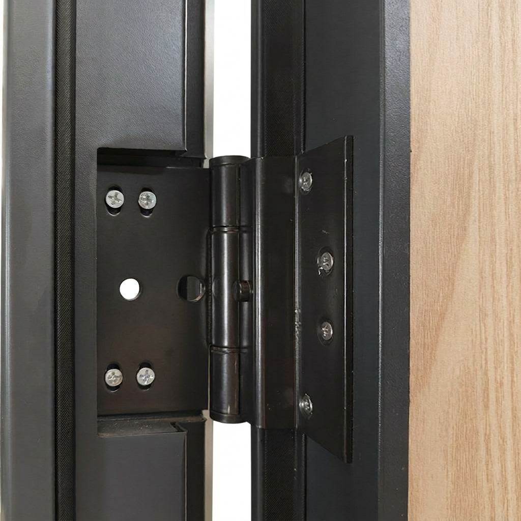 Elegant Aluminum Alloy Kaleidoscopic Crystal Anti-Theft Swing Entry Door for Villa Decoration