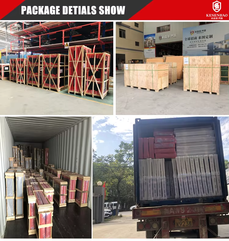 CE Custom Thermal Break Aluminum Office Window Casement Triple Glazed Aluminium French Casement Windows