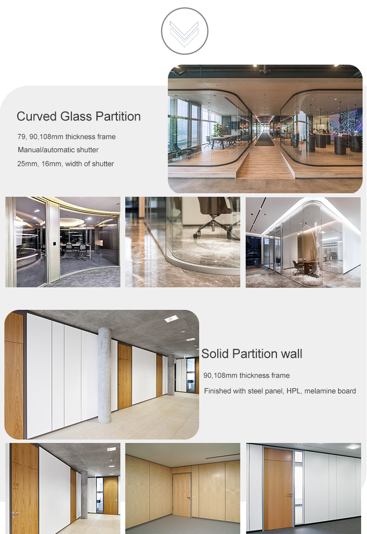 Sliding Door Partition Wall Swing Frameless Door Preferential Glass Wall Sliding Room Divider Pocket Door Partition with Track