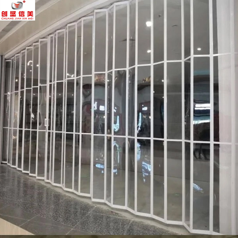 Horizontal Accordion Folding Grill Door Product Design