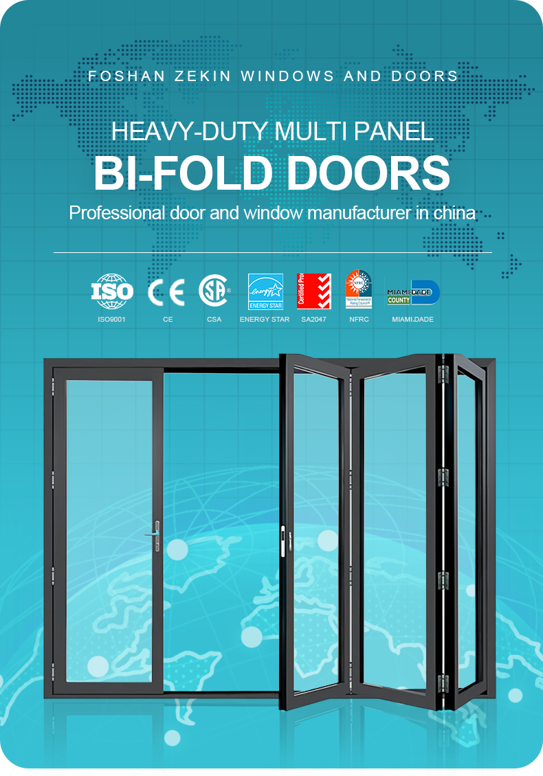 Aluminum Folding Door System Banner