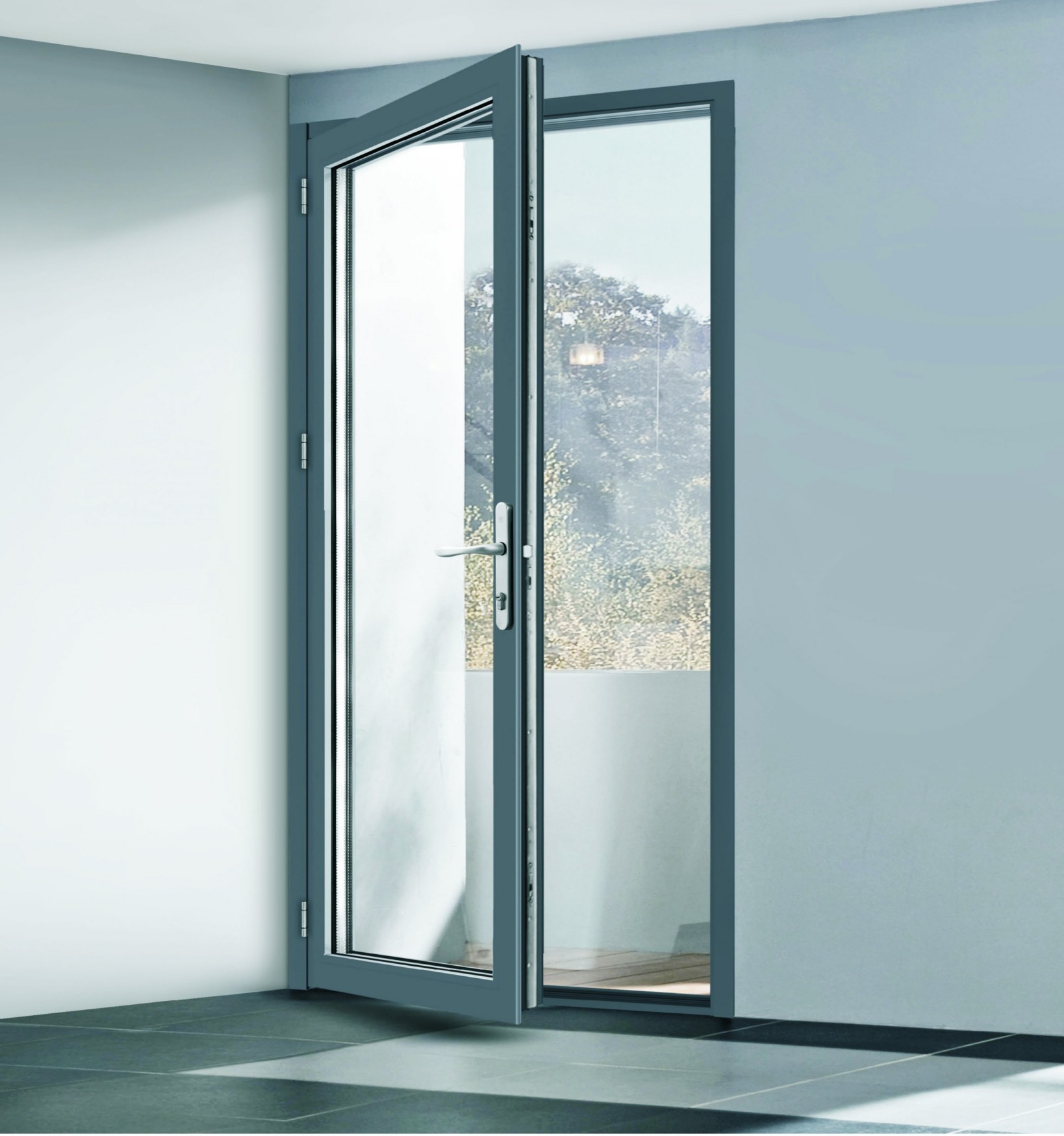 Aluminum casement Door gallery 6