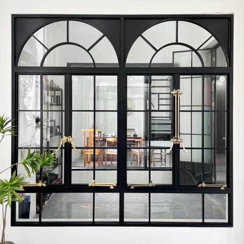 Supplier Customization Sunny Sky Thermally Broken Aluminum Doors Windows DQ19 Storefront Villa Exterior Kitchen Outdoor