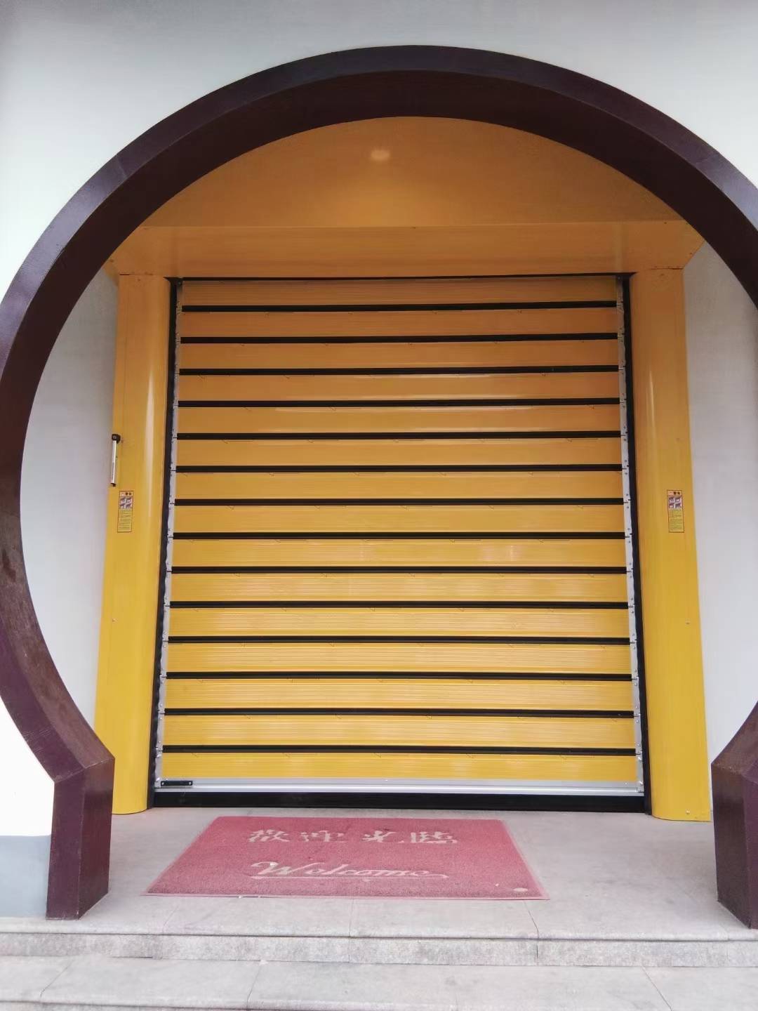 Aluminum Alloy Spiral Turbo Rapid Door Fast Garage Door Aluminum Insulation Panel Shutter Fast Door