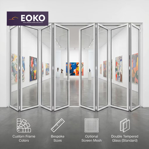 EOKO Slim Frame Aluminum Bi-fold Glass Door