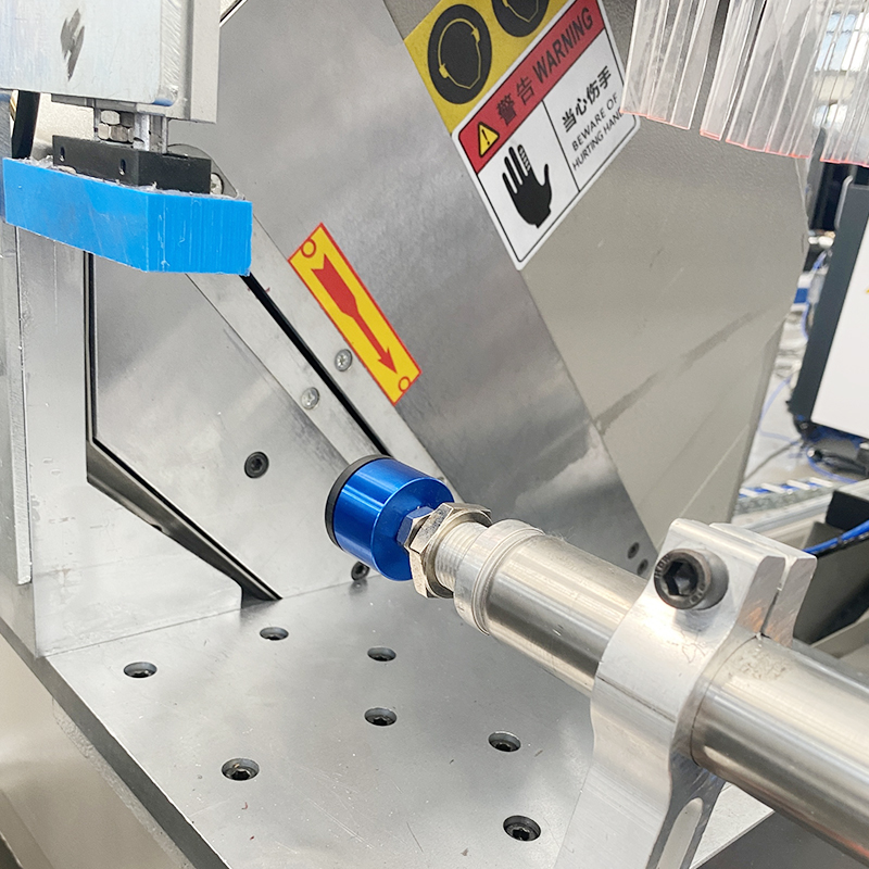 Window Making Machine Factory 2 Head 45&deg; Inward Swing Cut Machine CE Certified Aluminium windows and Doors Fabrication Machines