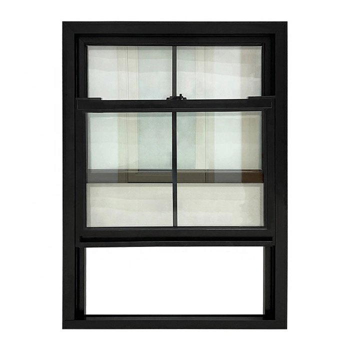 Customized Double Glazed Simple Design Aluminum Narrow Frame Balcony Window Aluminum Frame Casement House windows
