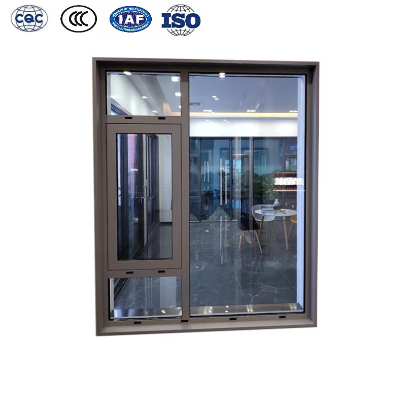 Modern Exterior Hurricane Proof Impact Glass Window Replacement Aluminum Resistant Storm Horizontal Sliding Windows