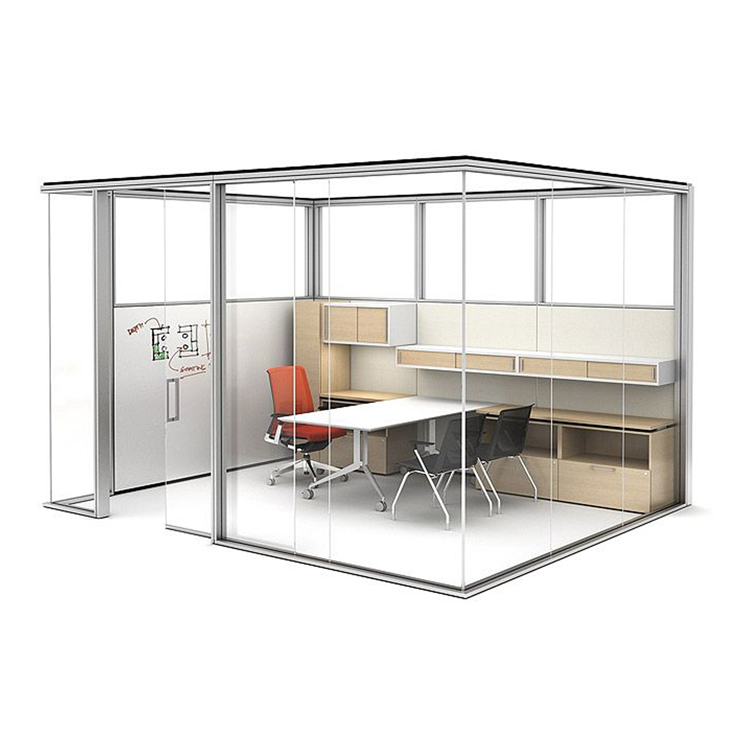 Sliding Door Partition Wall Swing Frameless Door Preferential Glass Wall Sliding Room Divider Pocket Door Partition with Track