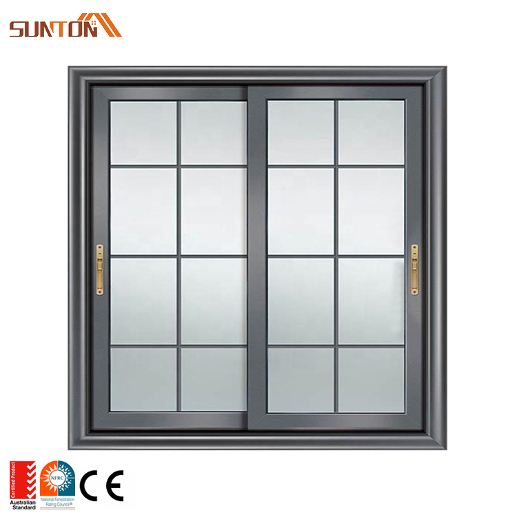 Custom Aluminum Frame Window Interior Small Aluminium Frosted Glass Sliding Bathroom Window Designs for House Hotel Villa Home