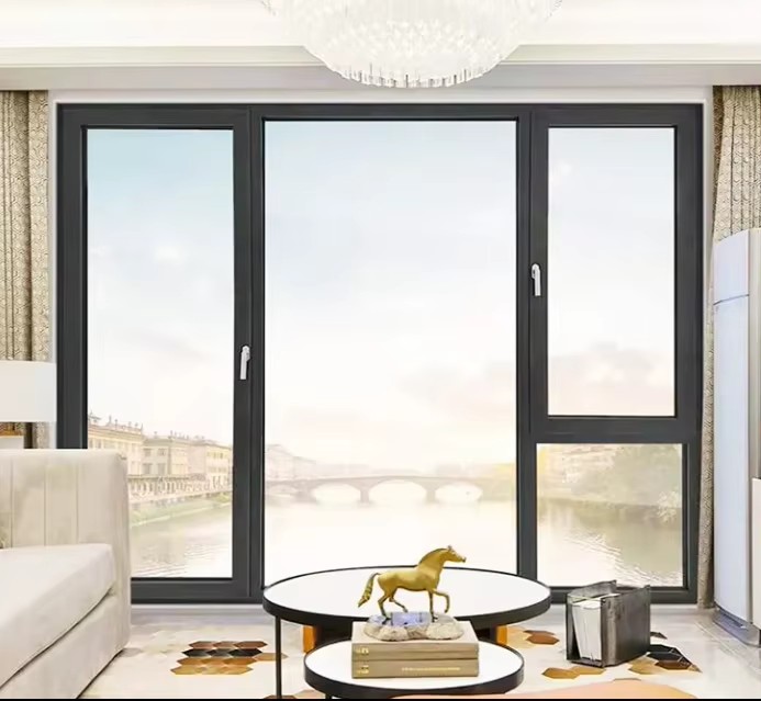 Factory Custom Triple &amp; Double Glazed Casement Windows Hurricane Proof Aluminum Swing Window and Sliding Window