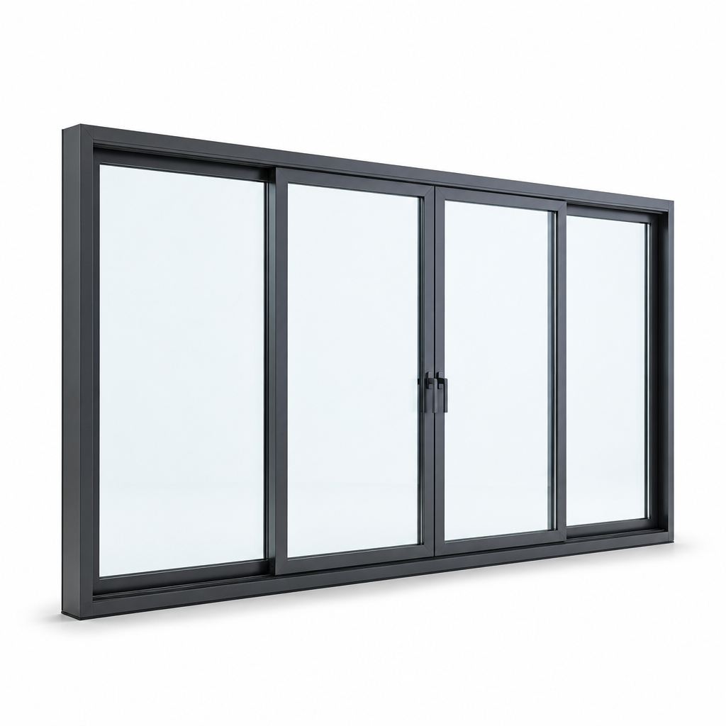 Customized Thermal Break Aluminum Sliding Drift Window Laminated Glass Anti-Theft Burglarproof Soundproof Residential