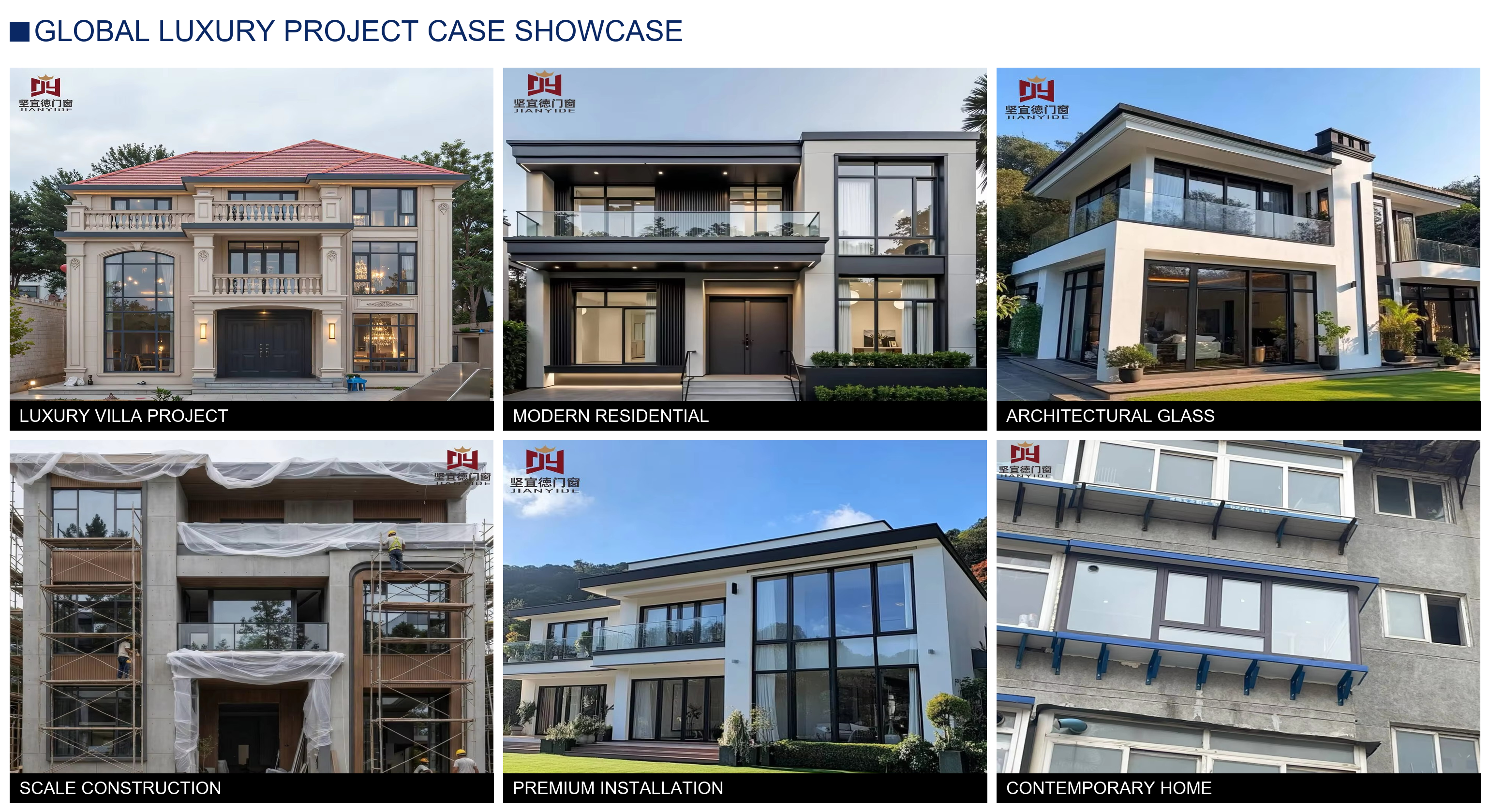 Heavy Duty 86 Series Aluminum Casement Window, Large Section 798 Type Window Frame for Villa & House