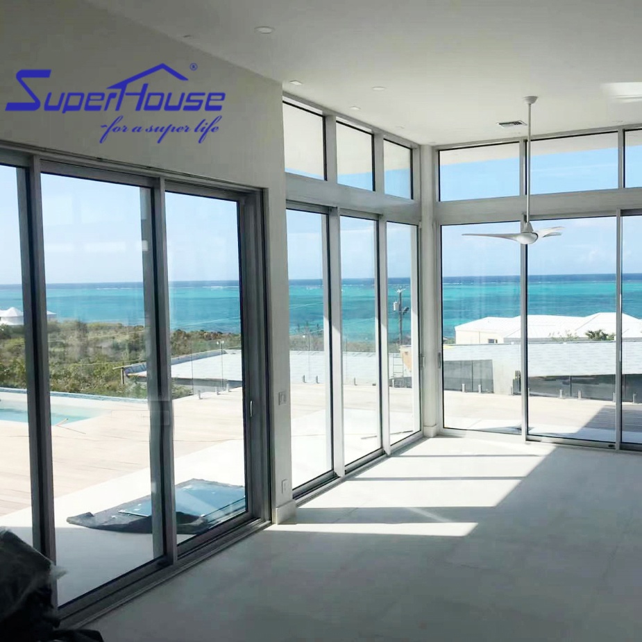 Hurricane proof sliding door