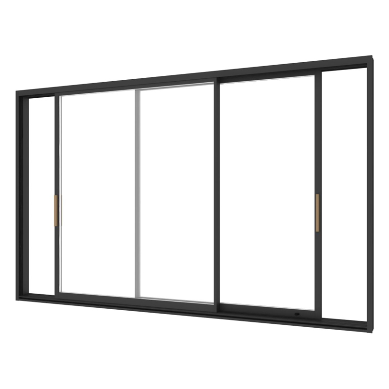 Factory Custom Heavy Duty Thermal Break Aluminum Casement Windows Low-E Double Glazed Glass for Commercial Building Contractors