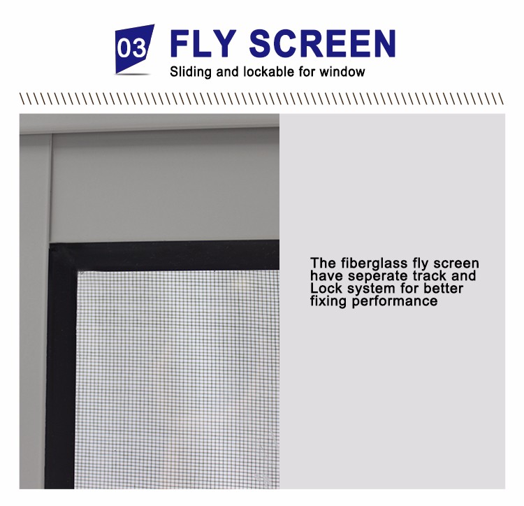 NFRC AS2047 NOA Standards Customized Aluminum Thermal Break Sliding Window Double Glazing Glass Sliding windows