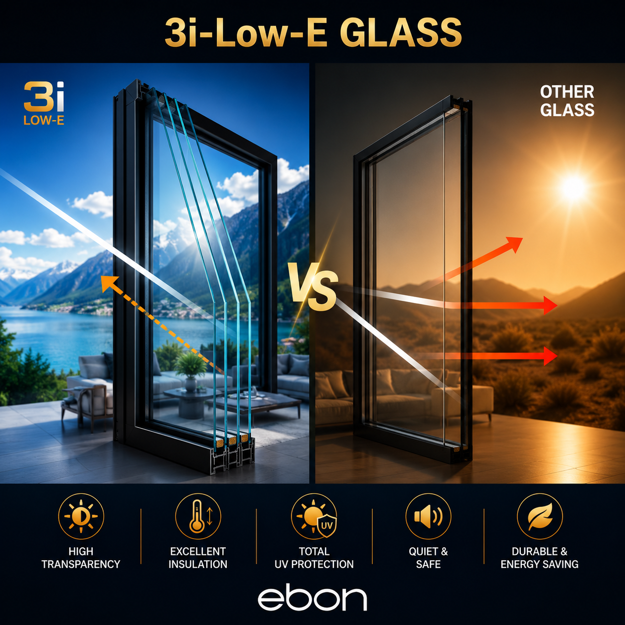 Customizable Modern Design Aluminum Alloy Frame Sliding Window Double Glazing Sliding Windows