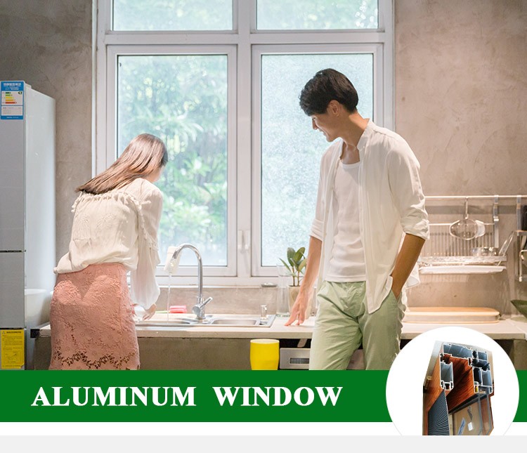 Double Tempered Glass Insulated Aluminium Top-Hung Window With High Quality Vertical Sliding Window