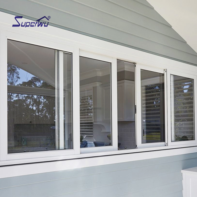 NFRC AS2047 NOA Standards Customized Aluminum Thermal Break Sliding Window Double Glazing Glass Sliding windows