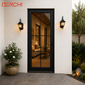 Waterproof Soundproof Aluminum French Balcony Door