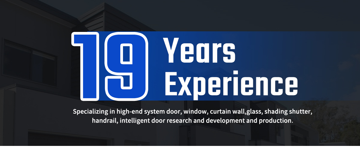 Aluminum casement Door display