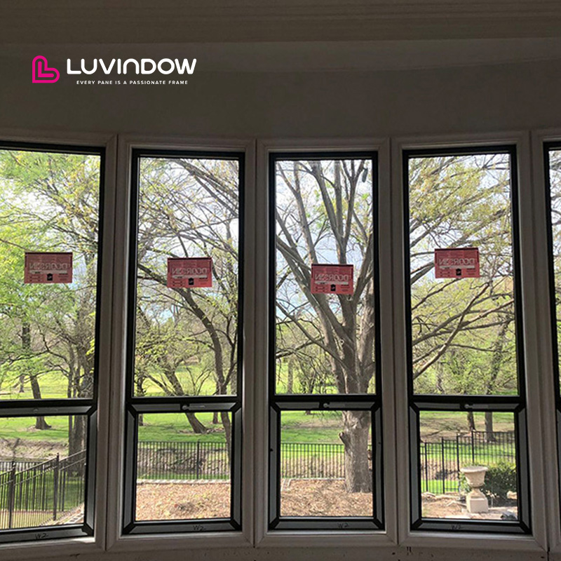 Slim Frame High Performance Aluminum Tilt Turn Windows NFRC Certified Low-E Glass Windows For Houses