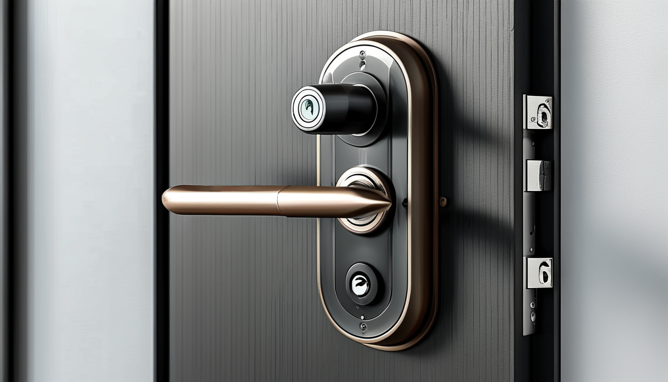 Aluminum Front Door with Smart Lock Manufacturer