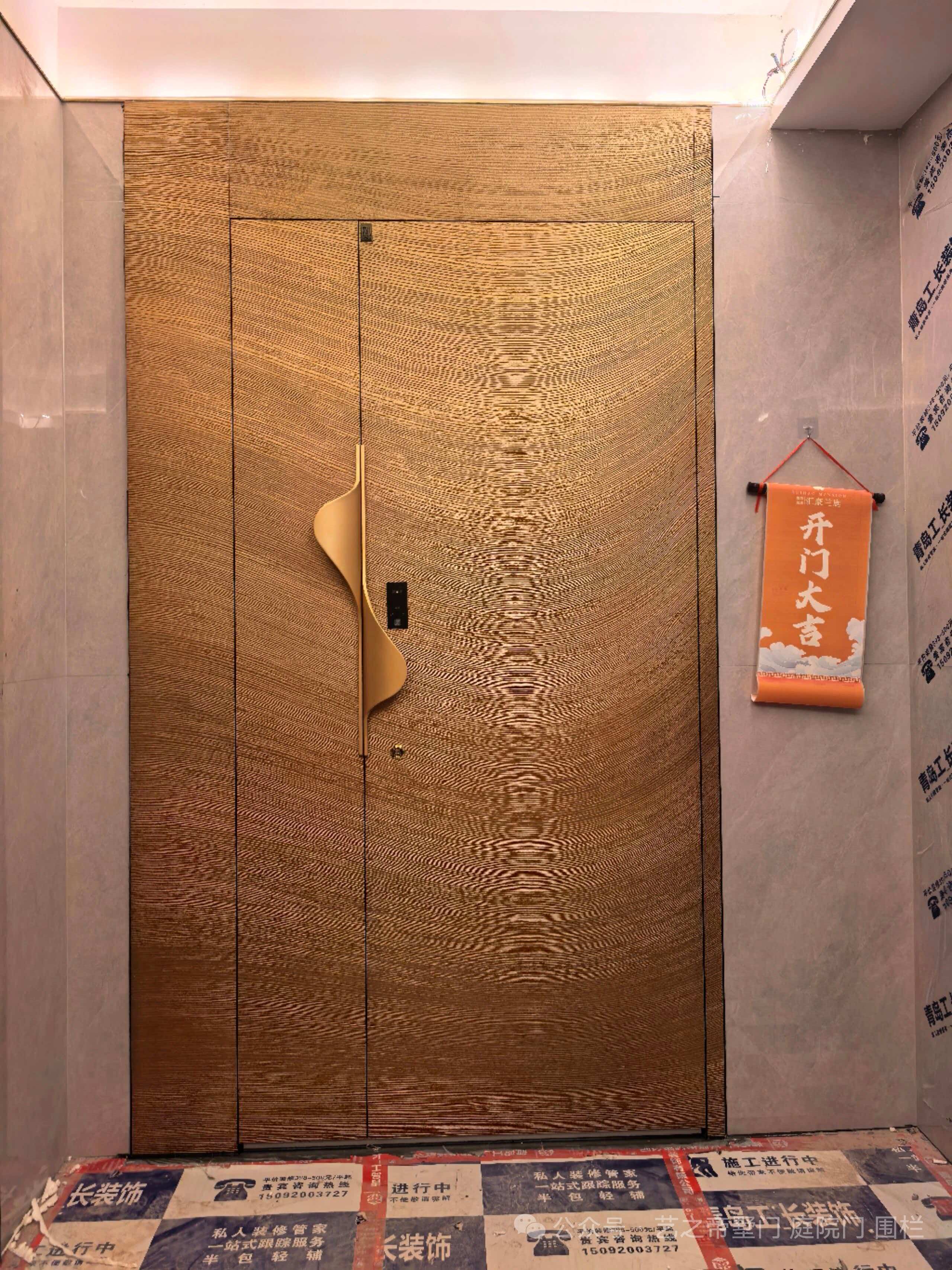 2026 Trending Aluminum Metal Door With Hidden Hinges For Modern Office Entrance