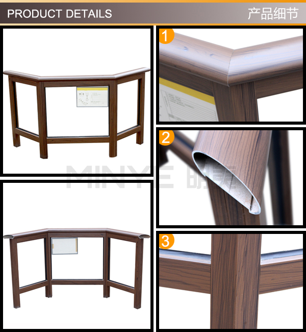 Aluminum Frame Reinforced Seamless Corner windows Design Corner Ventanas