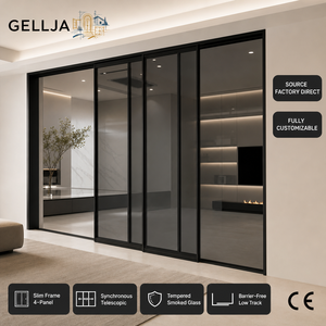 Modern Aluminum Double Glazing Sliding Patio Door