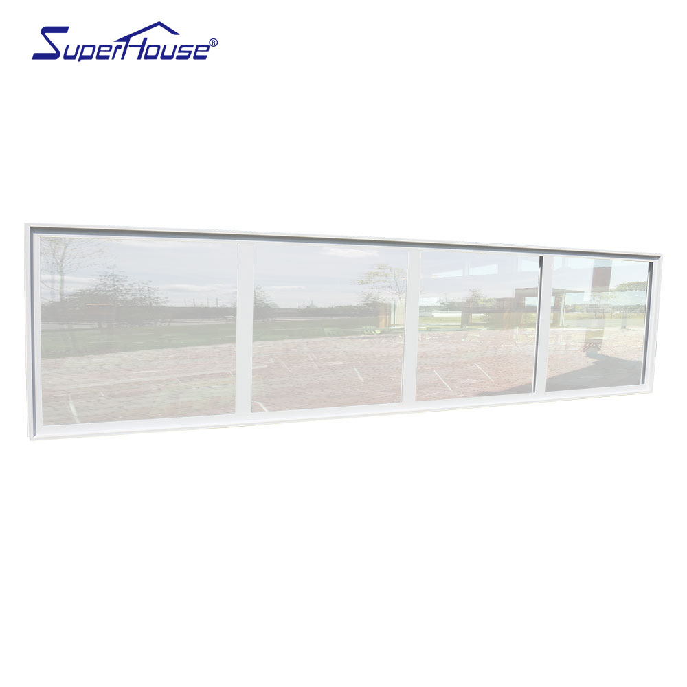 Fixed Glass Window Aluminium Window Superhouse Chinese Manufacturer Customized Fixed Window for House With NFRC AAMA Certificate