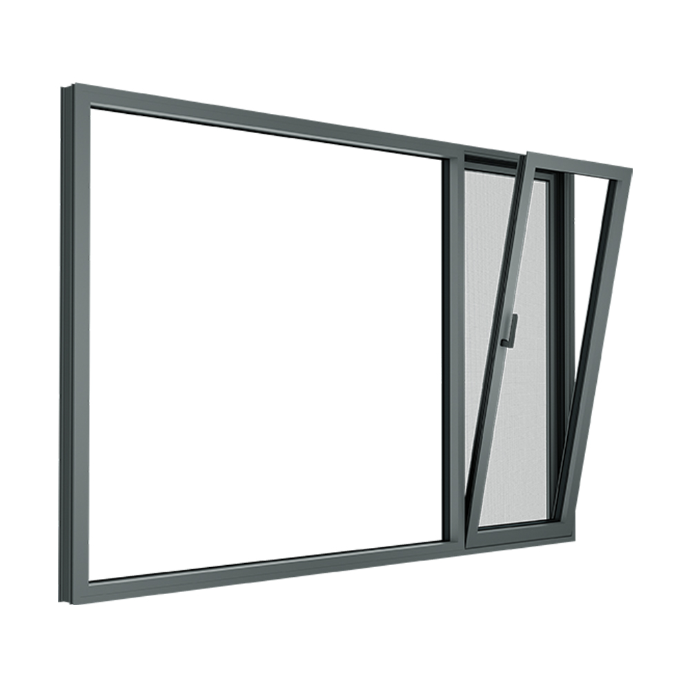 DERCHI Modern Minimalist Aluminum Windows Slim Narrow Frame Casement Style Energy Efficient windows For Residential